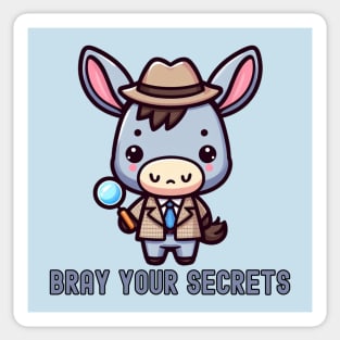 Donkey detective Sticker